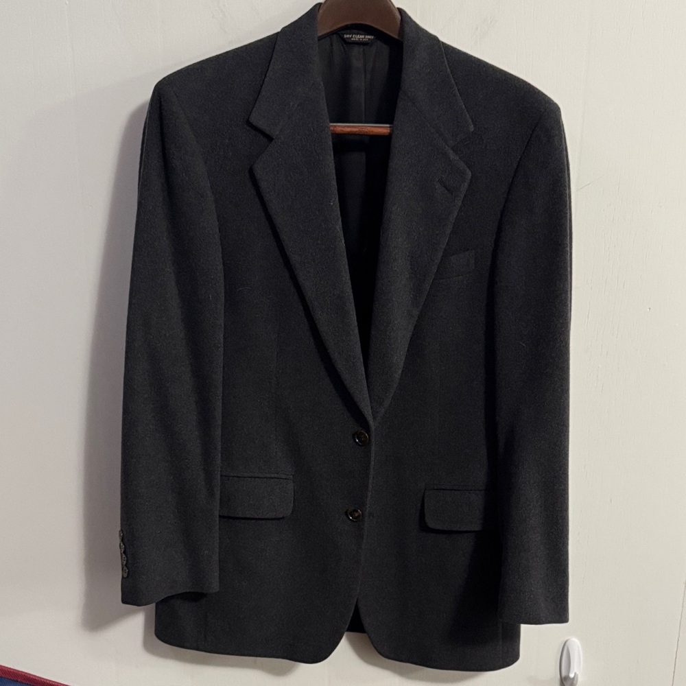 Men's Bill Blass Black Label for Dayton’s 100% Cashmere Blazer Sz 42